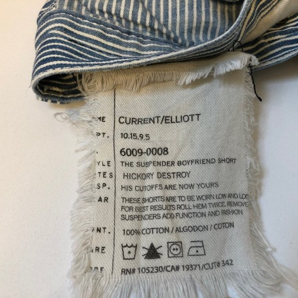 Current Elliott Suspender Boyfriend Short - Picture 4 of 4